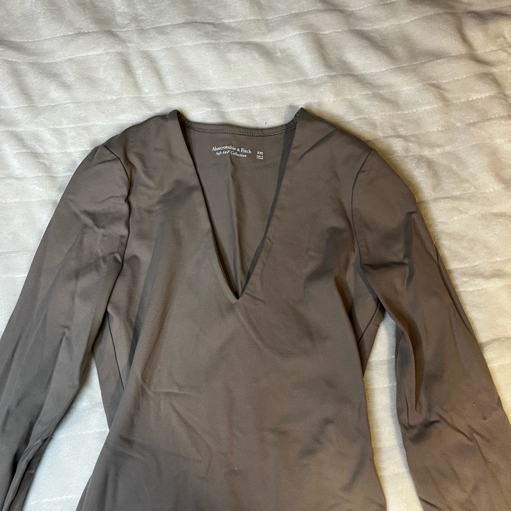 Abercrombie & Fitch Deep V-Neck Bodysuit
